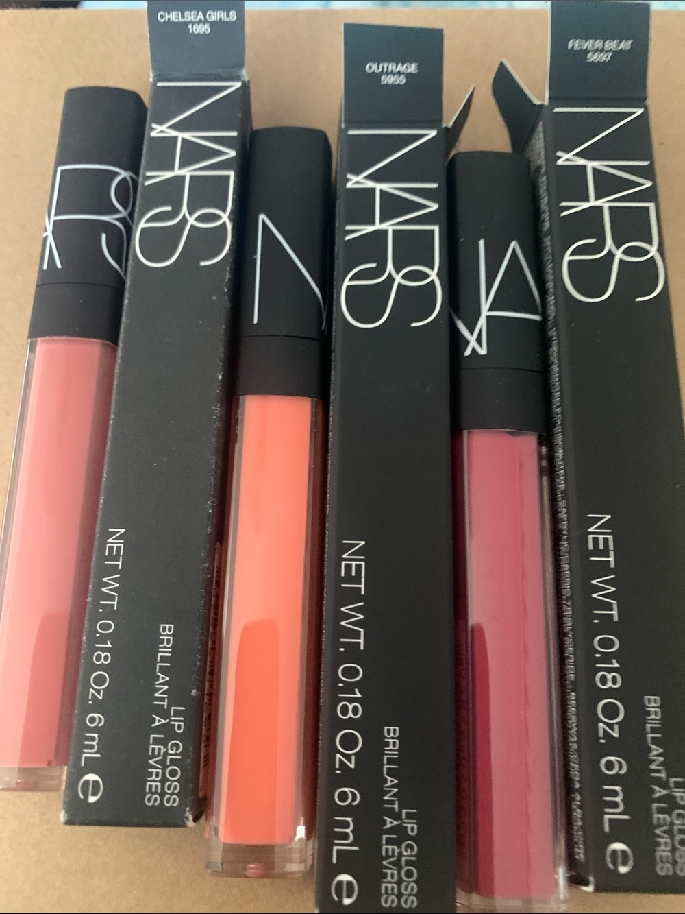 NARS Lip Gloss Trio — Pink, Coral & Berry - Picture 1 of 2